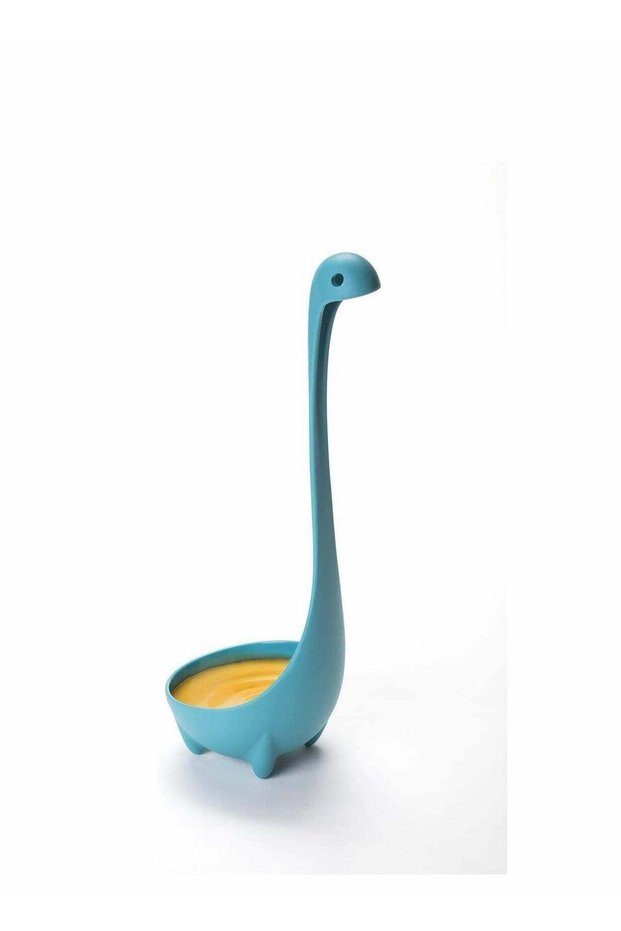 Long Handle Spoon, Kitchen Supplies Dinosaur Spoons Soup Loch Ness Ladle, High Temperature Resistant, Easy to Clean, Non-Toxic Odorless, Safety material, for Kitchen Cooking Gadgets