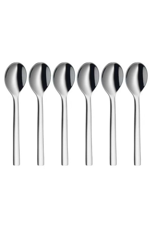 Espresso Spoon Set 6-Piece Stainless Steel Silver 4.7 Inch