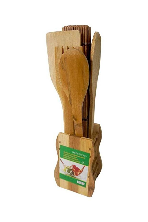 Reliable 5 Pieces Bamboo Travel Cutlery kit with Reusable Bamboo Fork Knife Spoon Straw and Travel Pouch