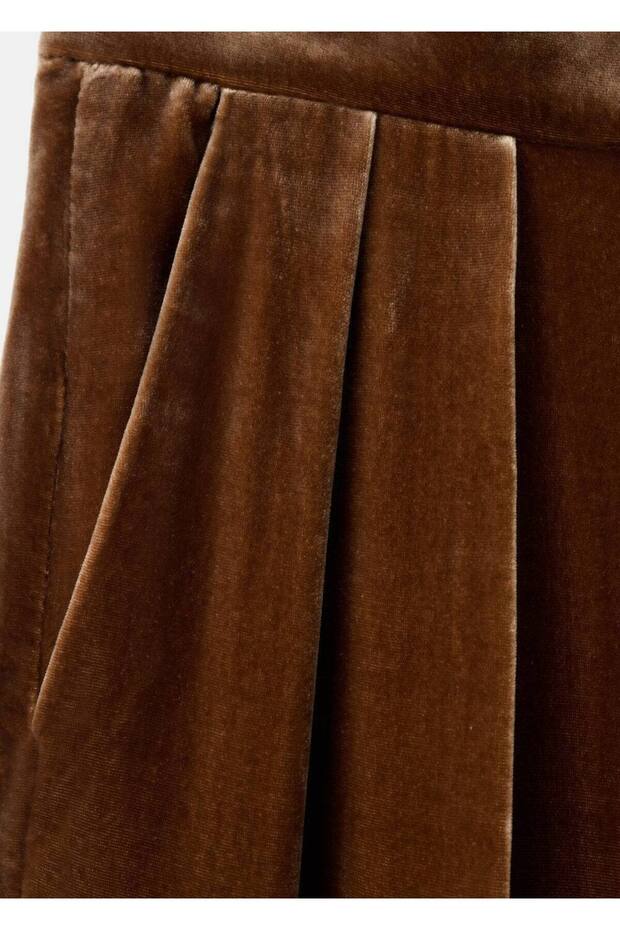 Kadife kumaş pantolon - 5