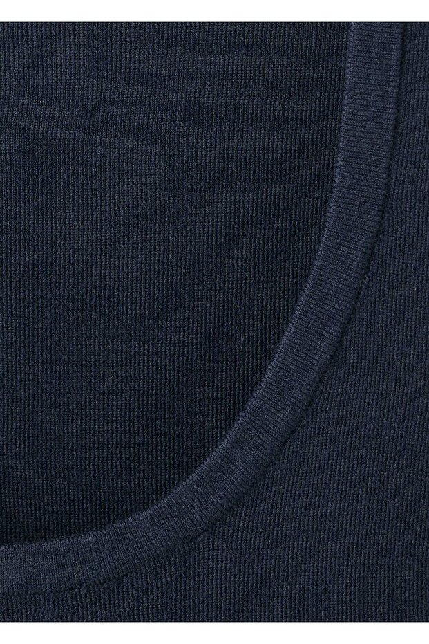 Yün karışımlı triko bluz - 7