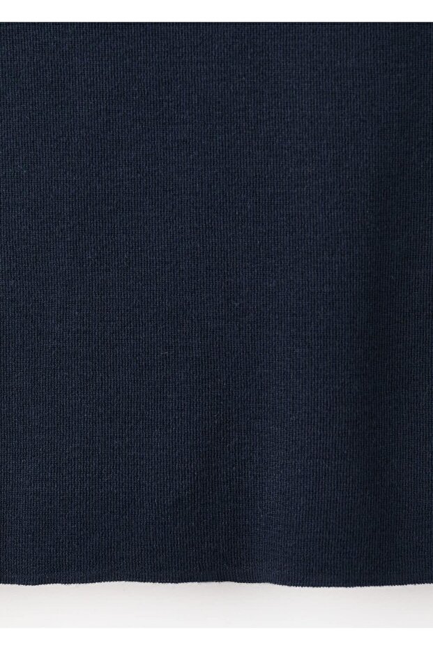 Yün karışımlı triko bluz - 5