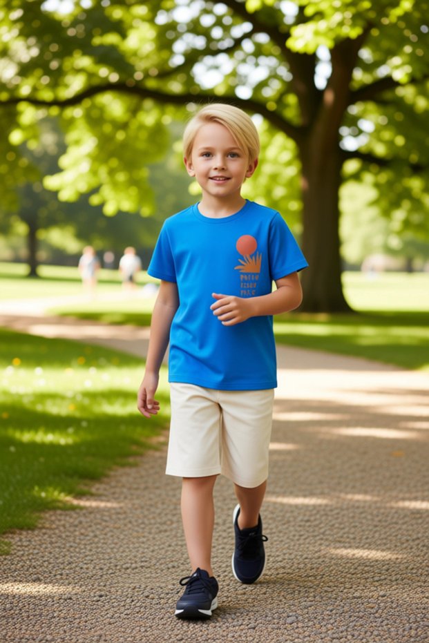 Boys' Cotton T-Shirt and Shorts Set All-Day Comfort and Style Quality Stylish Casual