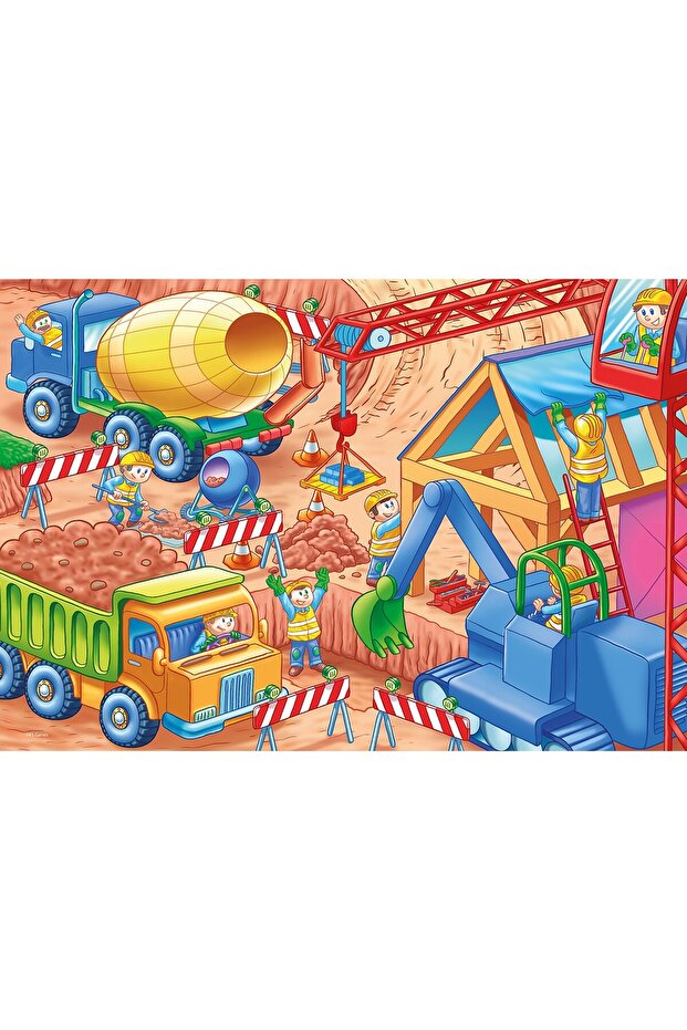 12 Parça Jumbo Puzzle - Under Construction - 2
