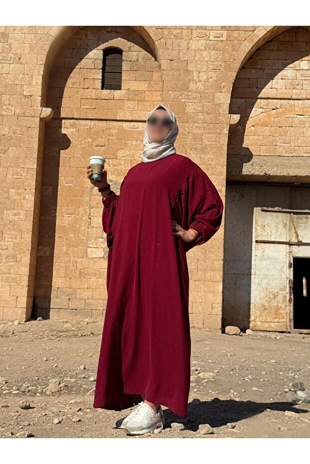 Yarasa kol salaş elbise - 1