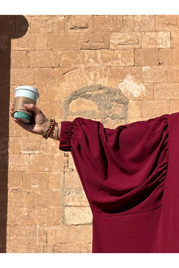 Yarasa kol salaş elbise - 4