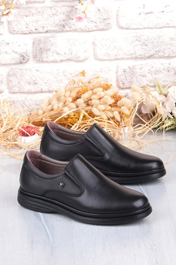 146208 Elastic Comfy Original Product Comfortable Soft Genuine Leather Men's Shoes