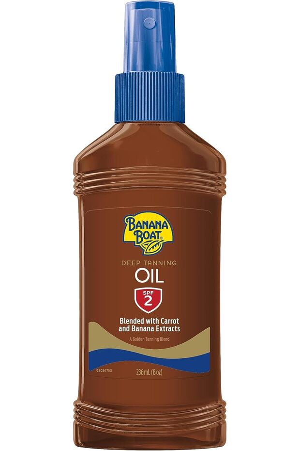 Protective Tanning Oil-SPF2-Carrot & Extracts-Deep Long Lasting Color-Water Resistant-Le