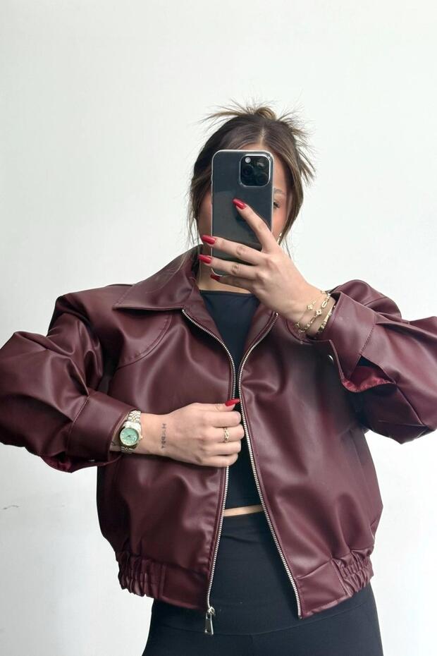 Bavera Bomber Leather Jacket - 2