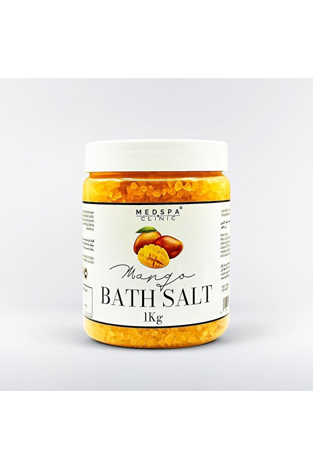 Mango Bath Salt, Natural Sea Salt for Aromatherapy Foot and Body Soak, Relaxing Spa Tre