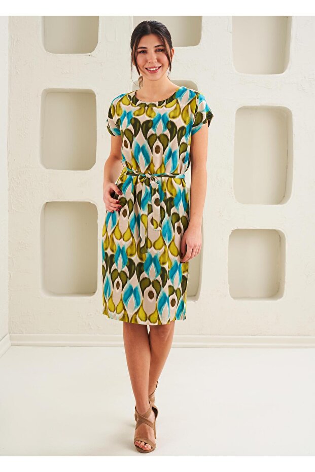 Kadın Dokuma Elbise - 45476 - 1