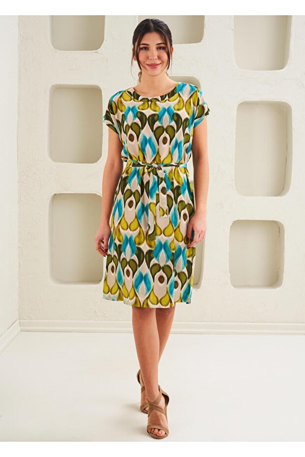 Kadın Dokuma Elbise - 45476 - 4