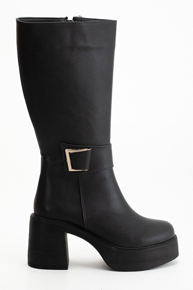 Women's Thick Sole & Heeled Boots with Accessories 914311-Z