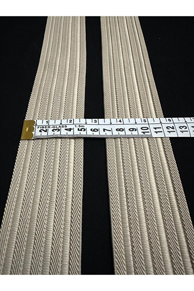 Light Brown Vertical Pattern Rubber Strip - 3
