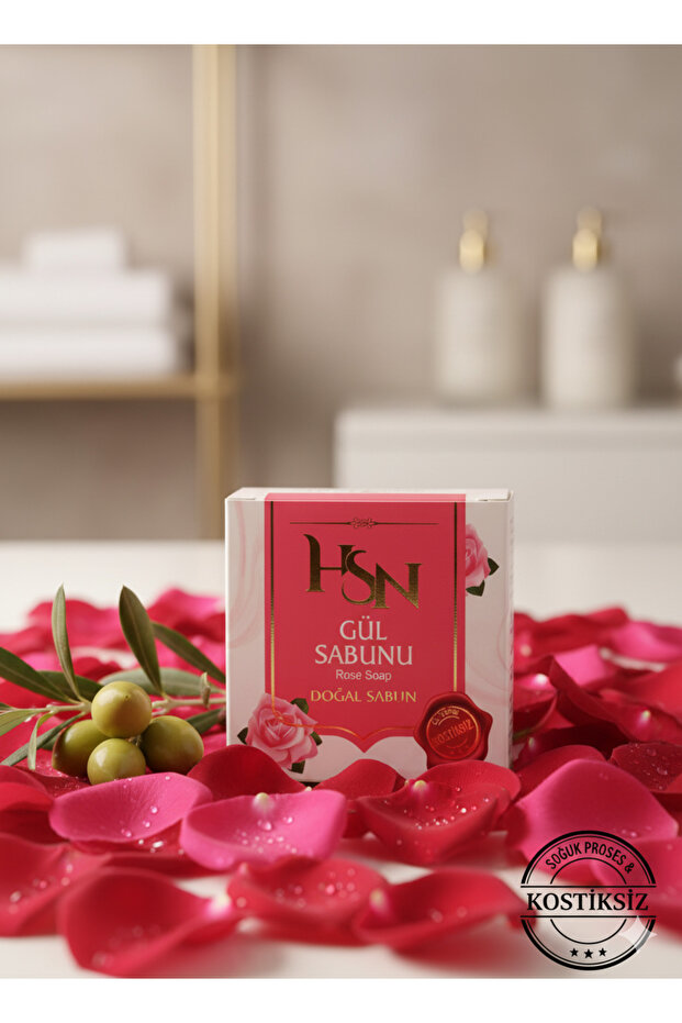 Cold Process Rose Soap Without Preservatives - 1