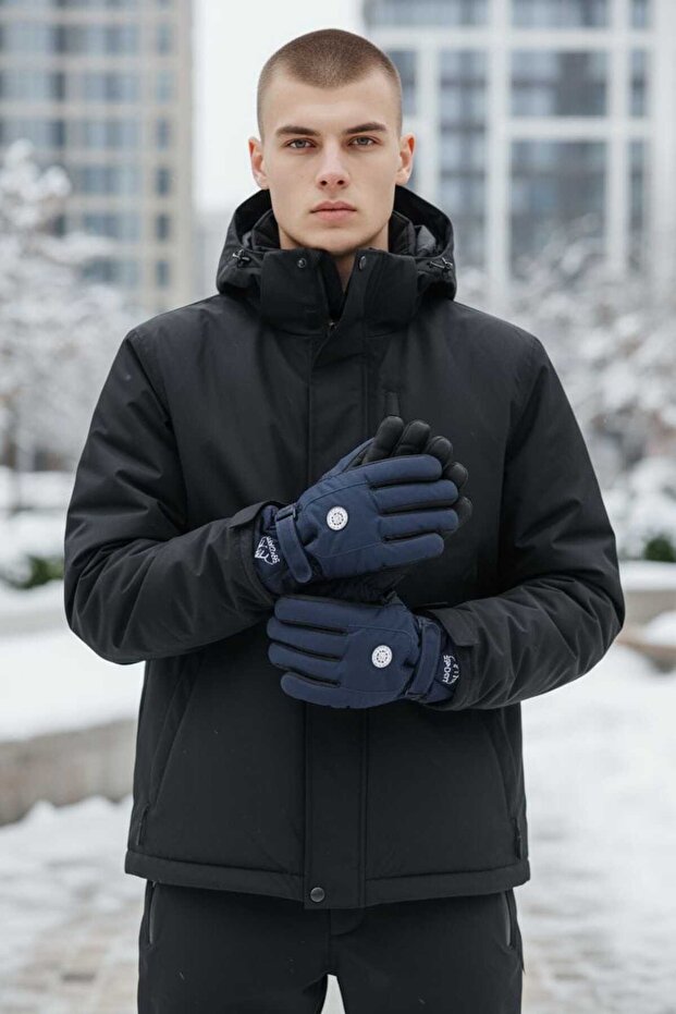 Erkek Şişme Kar Kayak Eldiveni - 1