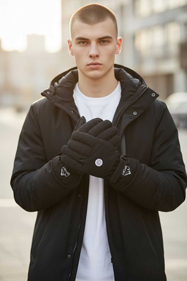 Erkek Şişme Kar Kayak Eldiveni - 1