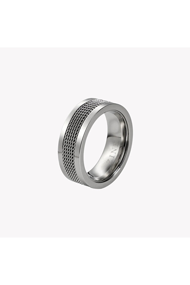 Men's Silver Stainless Steel Ring | ZJRG017SSP