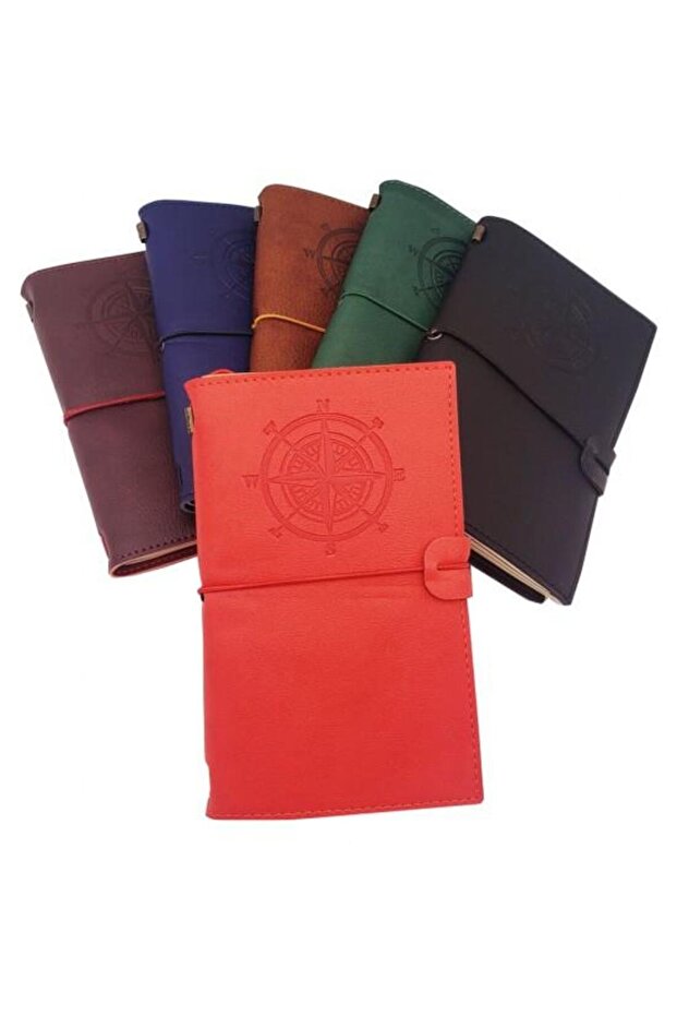 Leather Compass Notebook Gift - 1