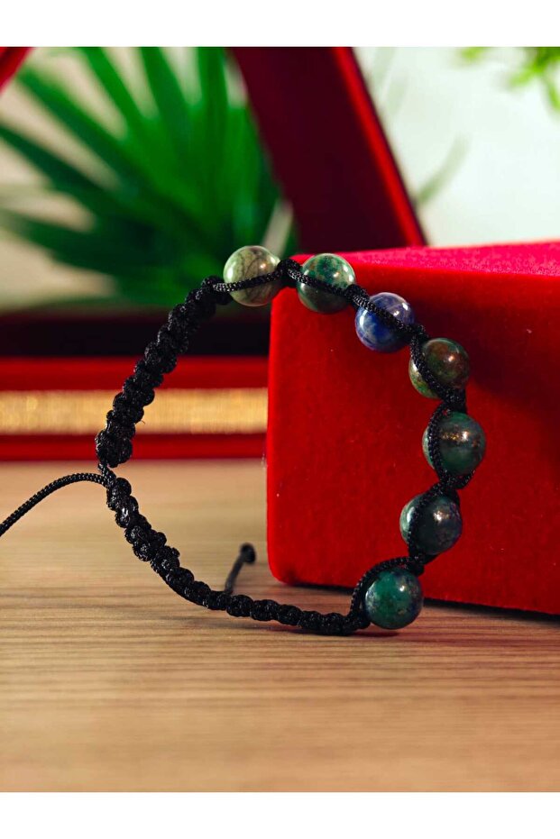 Macrame Natural Stone Bracelet Handmade Bracelet Natural Stone Macrame Bracelet