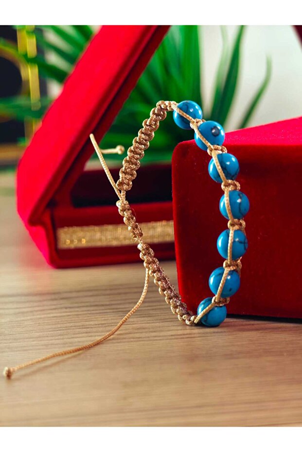 Macrame Natural Stone Bracelet Handmade Bracelet Natural Stone Macrame Bracelet