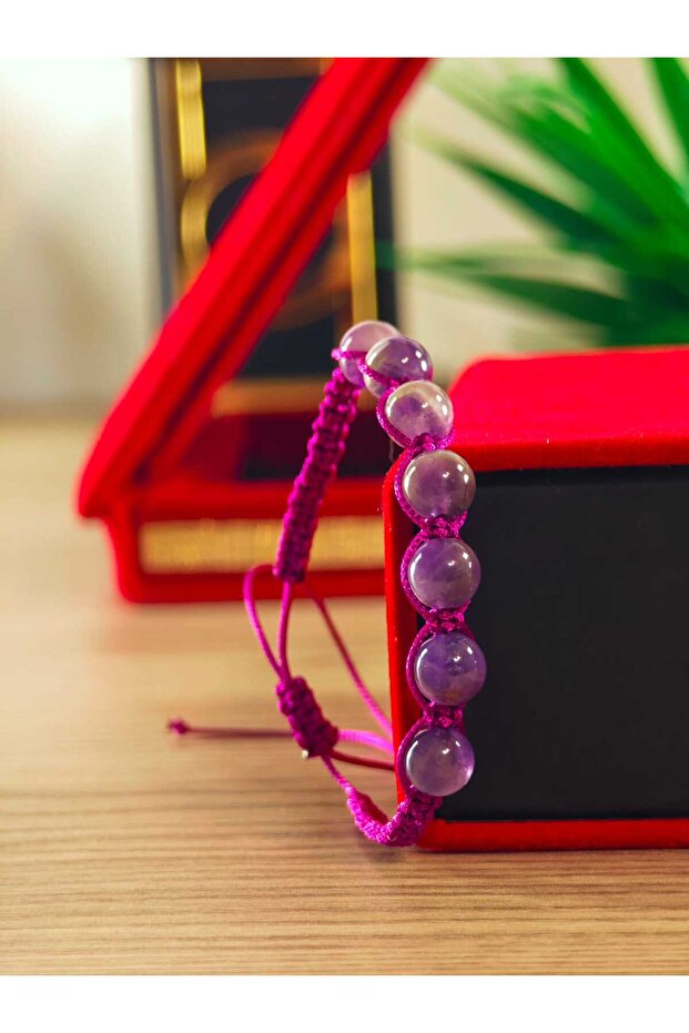 Macrame Natural Stone Bracelet Handmade Bracelet Natural Stone Macrame Bracelet