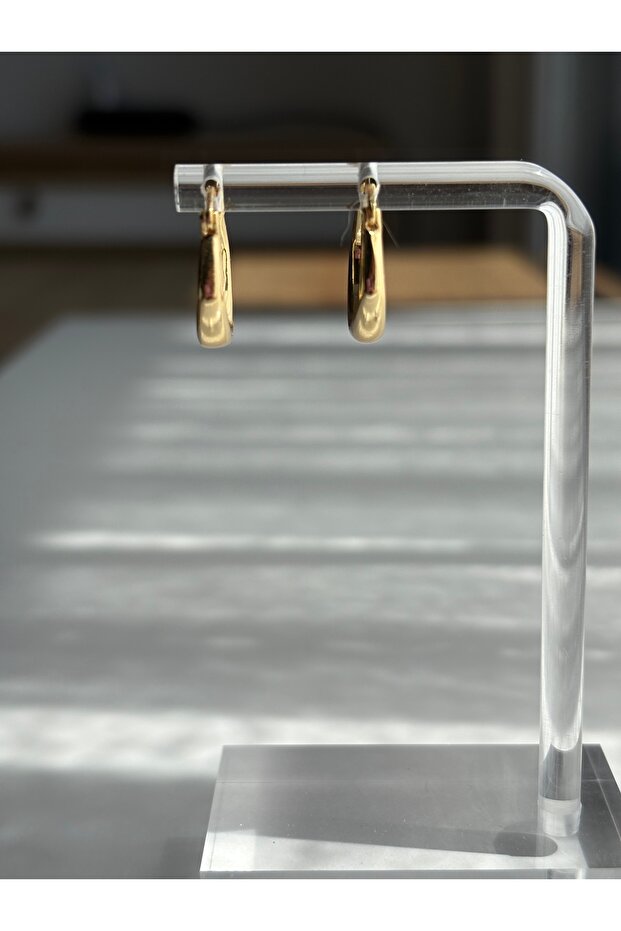 Gold Basic Mini Hoop Earrings - 2