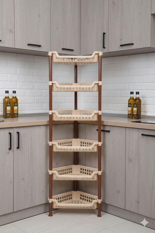 رف تخزين عملي مكون من 5 رفوف - 1