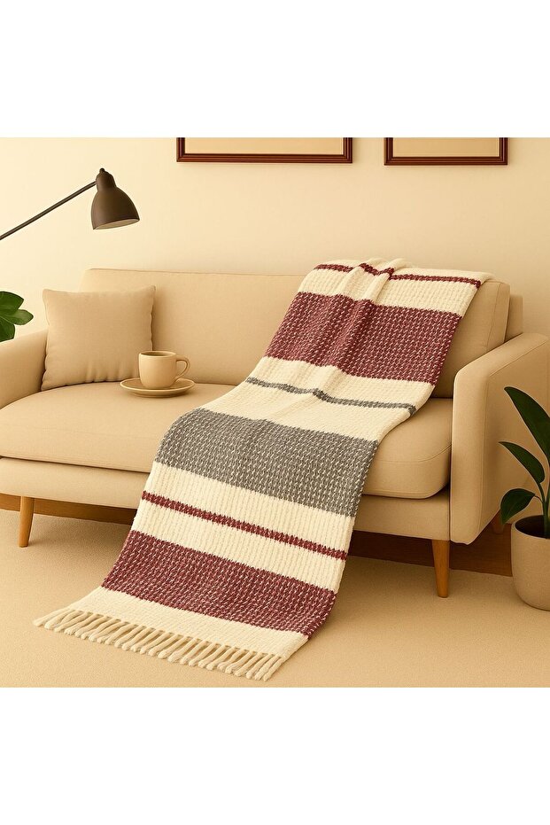 Cozy Life Cotton Scottish Tv Blanket 130X170