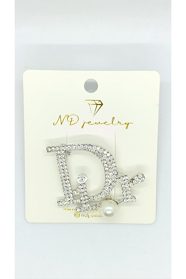 Silver Elegance Broş - 1