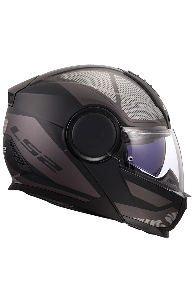 SCOPE 2 AXIS MAT SİYAH-TITANIUM KASK - 6