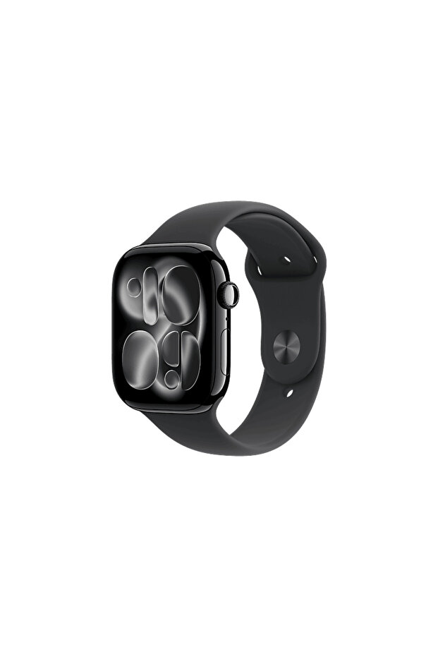 Watch Series 11 GPS 46mm Jet Black Aluminium Case with Black Sport Band - S/M MEUW4TU/A