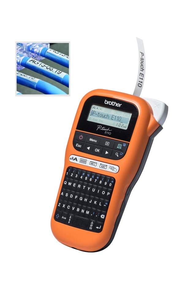 PT-E110VP Electrician Label Printer | Up to 12mm Width | Comes with Carrying Case - 5