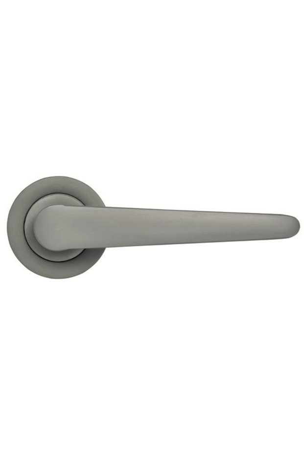 1226.32 Hugo Anthracite Door Handle Set | Room Type Interior Door Handle Set