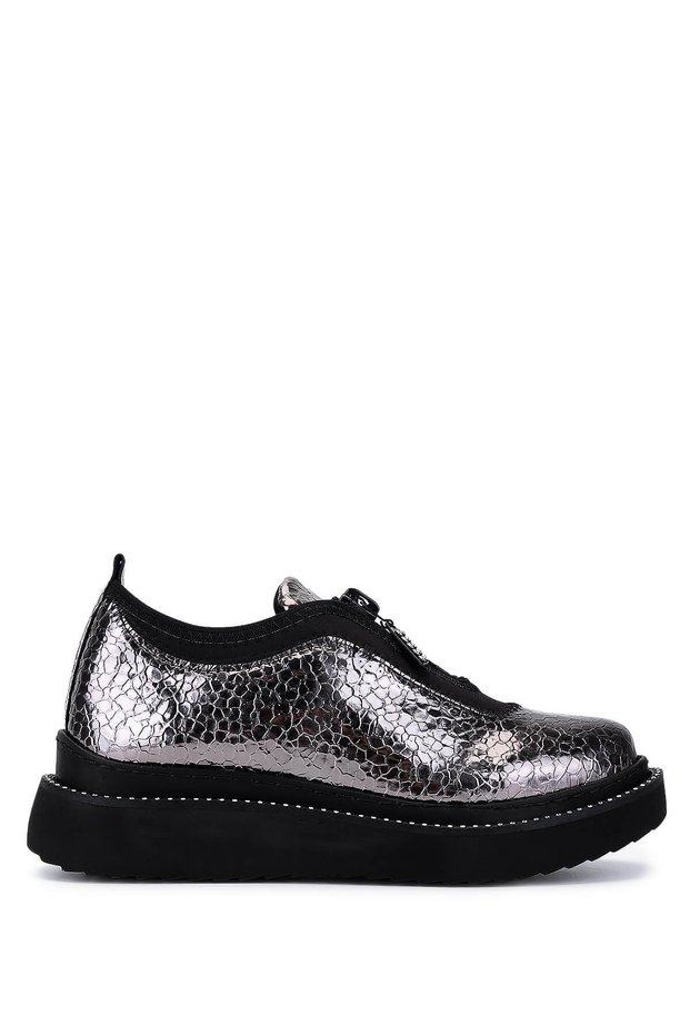 Women's Faux Leather/Textile Metallic Casual Shoes