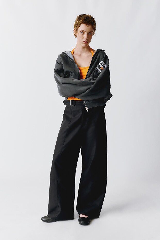 KTM x STWD fermuarlı kapüşonlu sweatshirt - 2