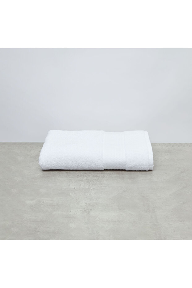 منشفة حمام منقوشة - 150 × 90 سم - 1