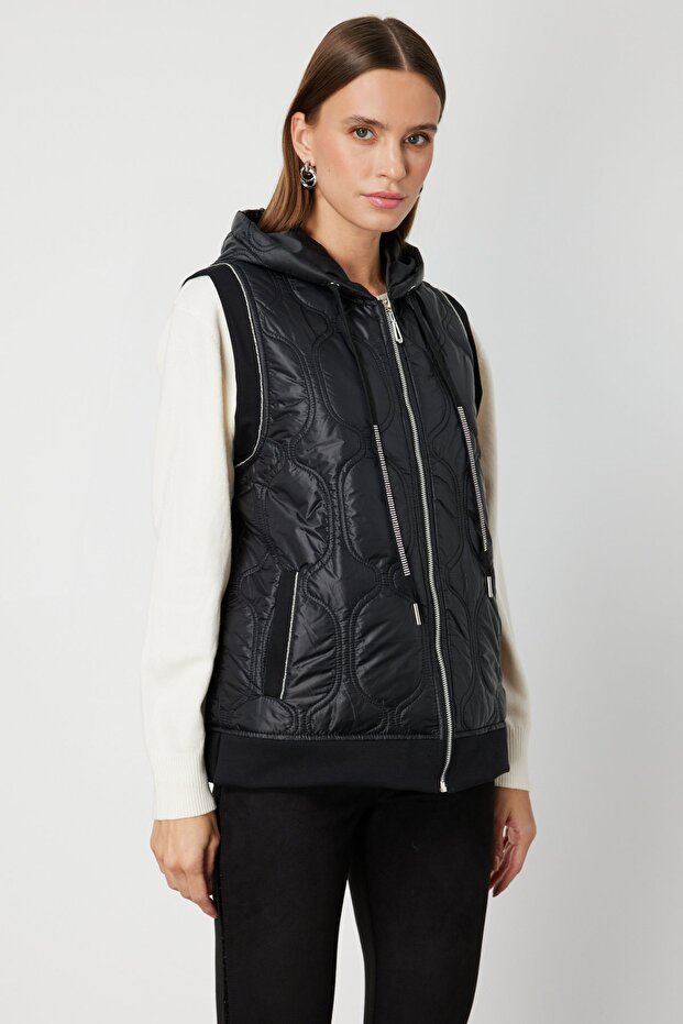 Kapüşonlu Şişme Yelek - 1