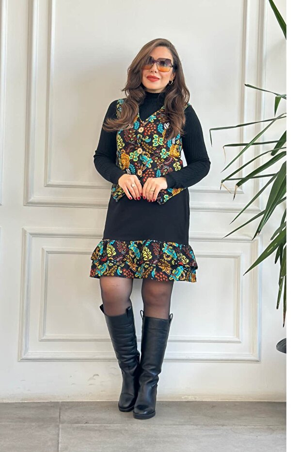 Flannel Skirt with Hem