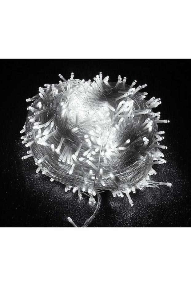 transparent light string, 8 m, 100 LEDs — Cold White