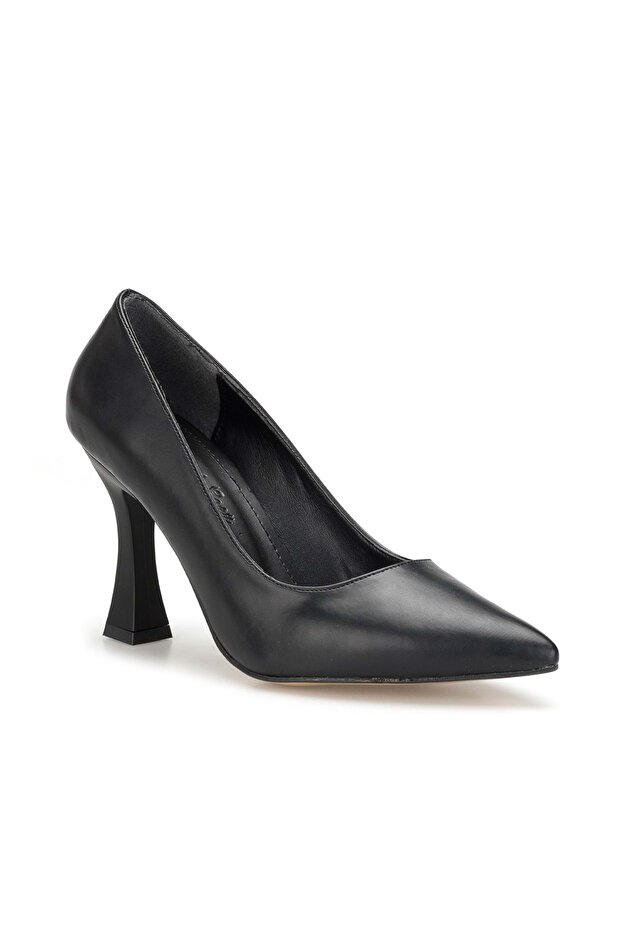 Ds Spillo-100 Black Women's Daily Classic Heeled Shoes