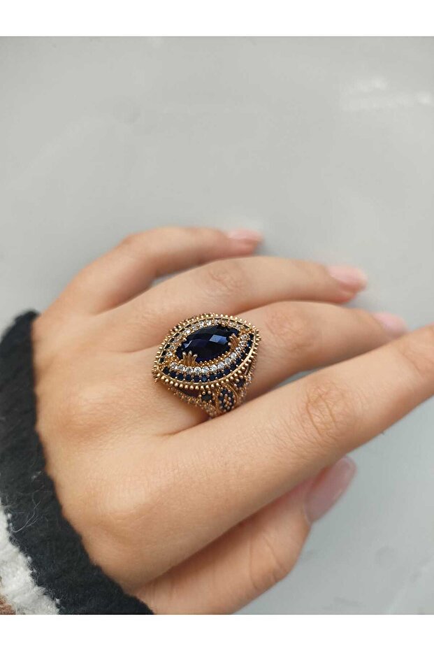 925 Ayar Gümüş Bronz Hürrem Model - 1