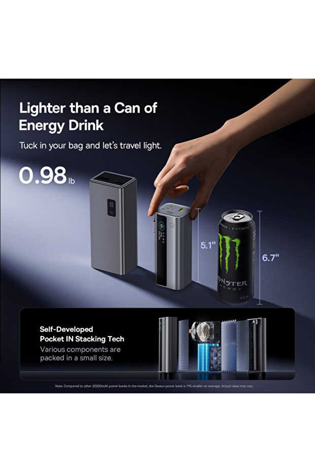 ENERGEEK GR11 PBANK 20kmAh 145W-TİTANYUM - 7