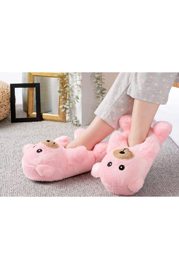 Yumuşak Taban Sevimli Hayvan Ayı Panduf - 1