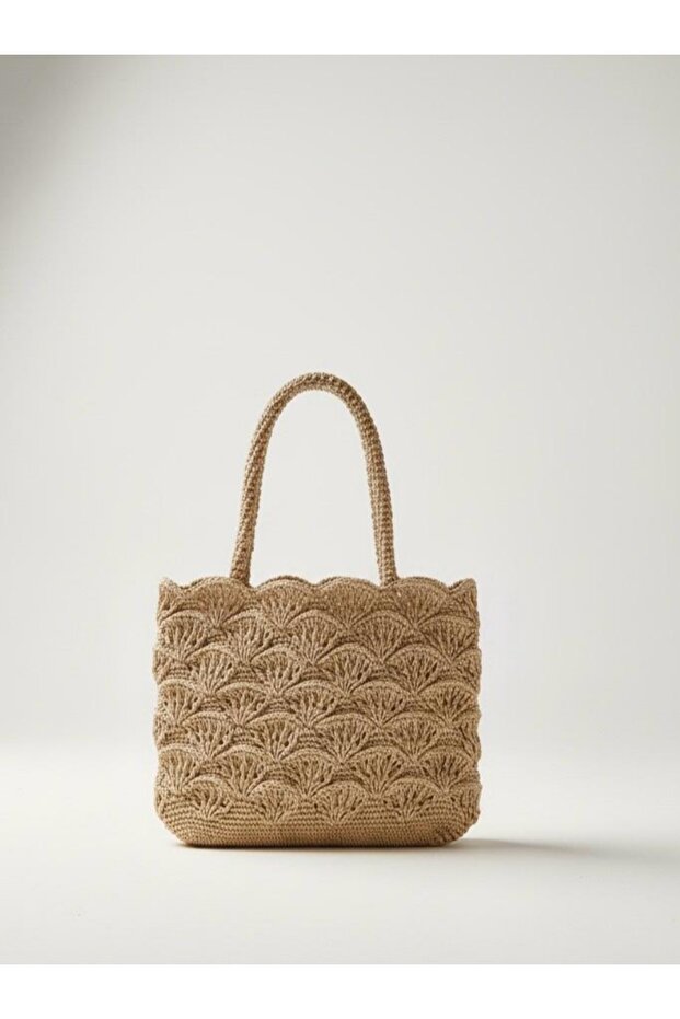Hasır Midye Çanta Astarlı - 2
