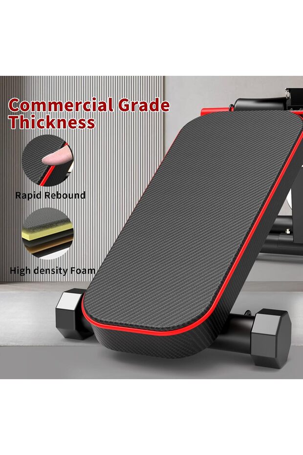 مقعد تمارين قابل لتعديل الوزن، مقعد تمارين متعدد الوظائف قابل للطي - 6