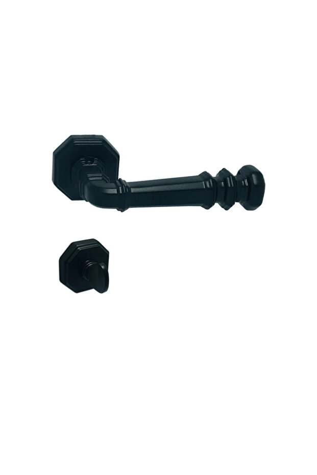 Interior Door Handle Matte Black Room Locked