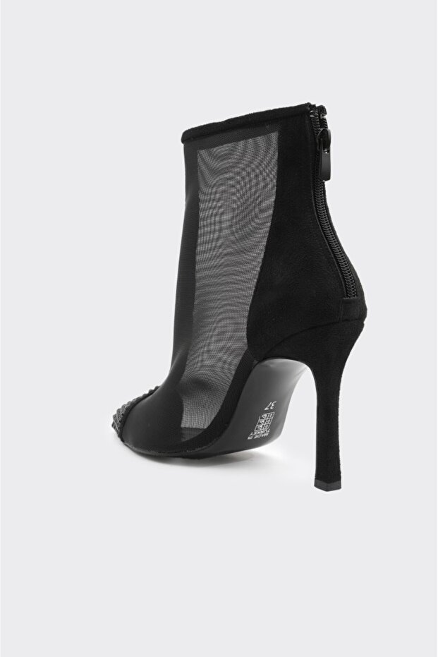 Topuklu Transparan Kadın Bot - 3