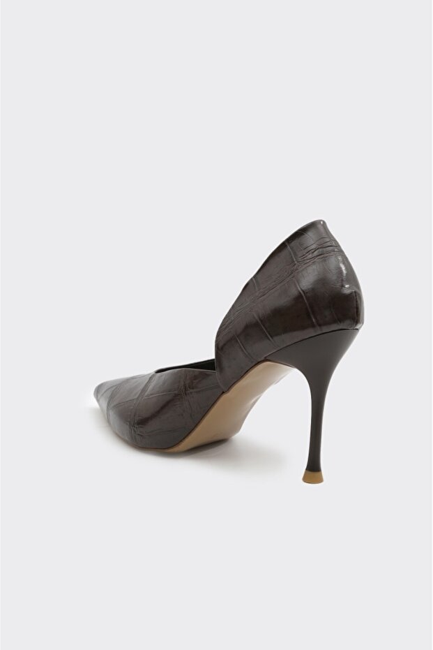 Dekolteli Kadın Stiletto - 3