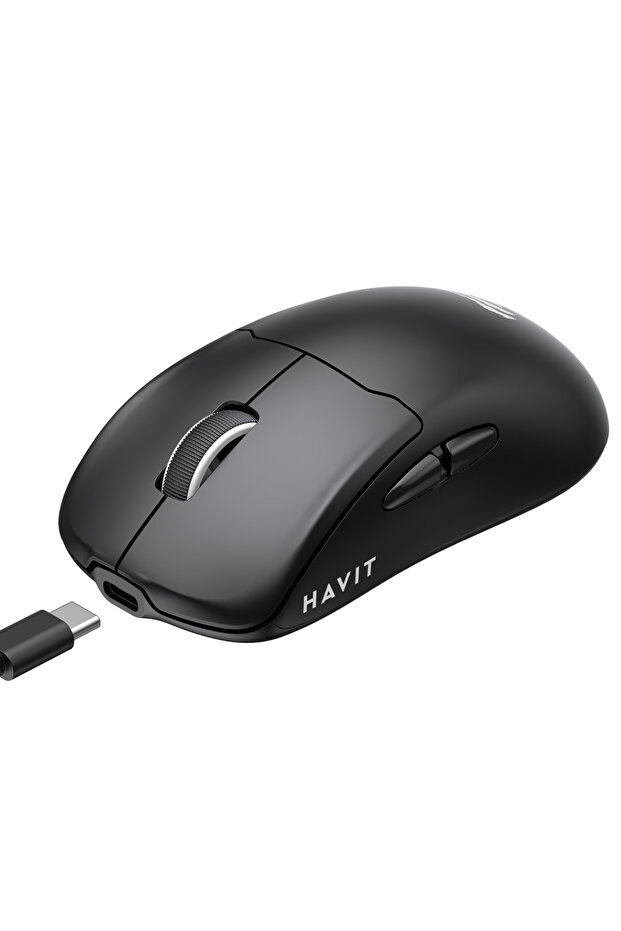 Gamenote M5 PRO Superlight Kablosuz Gaming Mouse - 30.000 DPI, PAW3950 - RGB Şarj Standlı - Ekranlı - 10